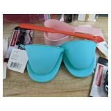 Kitchen Accessories: Egg Keeper & Biscuit Cutters, Grill Brush, Etc. - Brand New