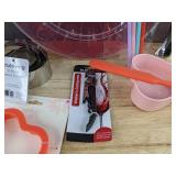 Kitchen Accessories: Egg Keeper & Biscuit Cutters, Grill Brush, Etc. - Brand New