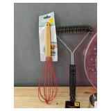 Kitchen Accessories: Egg Keeper & Biscuit Cutters, Grill Brush, Etc. - Brand New