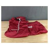 Jogging Set Hoodie & Elastic Drawstring Waist Pants Men's Size 3XL Maroon - Brand New