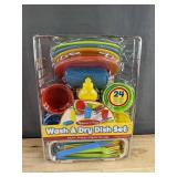 Melissa & Doug Wash & Dry Dish Set - Brand New
