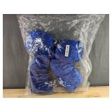 Wreath, 50 White Roses, & 18' Blue Bow - Brand New