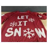 Let It Snow Red Sweatshirt - Women's Size XL - Brand New