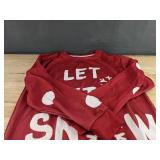 Let It Snow Red Sweatshirt - Women's Size XL - Brand New
