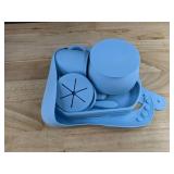 8 Bottle Nipples & Tiny Tots Feeding Set - Brand New *A