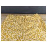 Yellow Jogging Set Zip-Up Hoodie & Elastic Waist Bell-Bottom Pants Women's Size Large - Brand New *A
