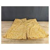 Yellow Jogging Set Zip-Up Hoodie & Elastic Waist Bell-Bottom Pants Women's Size Large - Brand New *A
