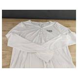 3 Calvin Women's Long Sleeve Tops, Size Large, Gray/White/Black - Brand New