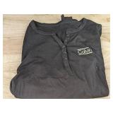 3 Calvin Women's Long Sleeve Tops, Size Large, Gray/White/Black - Brand New