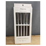 4 Threshold Cheese Knives & 5 Sets of Chopsticks & 18 Silicone Straws - Brand New *A