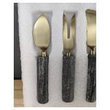 4 Threshold Cheese Knives & 5 Sets of Chopsticks & 18 Silicone Straws - Brand New *A
