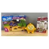 BLDR Bricks Red Fox & Campsite, Disney Wish Star Reveals & Zuru Smashers Dino Island Egg - Brand New *A