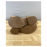 Women's Suede Lace-Up Boots - Light Brown - Size 7 - Brand New