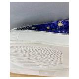 Star Print Lace-Up Fleece-Lined Sneakers - Women