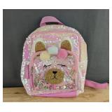 Cat & Jack Doggy Sequin Backpack 11 In - Brand New *A