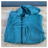 90 Degree By Flexfit Women's Zip Up Azure Splash Hoodie - Size Large - $68 Retail - Brand New *A