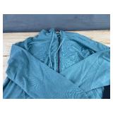 90 Degree By Flexfit Women's Zip Up Azure Splash Hoodie - Size Large - $68 Retail - Brand New *A