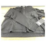 90 Degree By Flexfit Women's Zip Up Black Hoodie - Size Large - $68 Retail - Brand New *A
