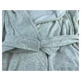 Yoga-Lic-ious Women's Robe XL - White/Gray - $118 Retail - Brand New