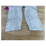 Yoga-lic-ious AY70267 Leggings White/Grey XL $78.00 Retail - Brand New