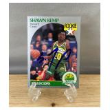 Shawn Kemp Autographed 1990 Hoops NBA Seattle Super Sonics Rookie Basketball Card *I