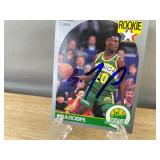 Shawn Kemp Autographed 1990 Hoops NBA Seattle Super Sonics Rookie Basketball Card *I