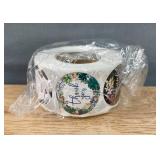 4 Brand New 500 Count Rolls of 1' Thank You Stickers - 2000 Total