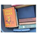 WOW! Large Assorted Vintage Book Collection - Steamboat Gothic, Shakespeare, Bible History, Springboard to Tokyo, Little Men, Cowboys, Geology, Chemistry, Cattle Country and so much more *C