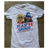 Ric Flair & Randy Macho Man Savage 1992 Presidential Woooo Yeah! WWF Wrestling T-Shirt, Men