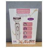4 in 1 Electric USB Rechargeable Grooming Kit - Brand New