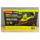 Ryobi ONE+ 18V Cordless Grass Shear and Shrubber Trimmer with Battery and Charger - Brand New