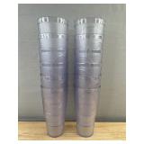 12 Pepsi 20 oz Plastic Glasses - New *X