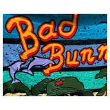 Bad Bunny Nightmare on Elm Street Freddy Krueger Blanket Throw, 41' x 52' - Brand New