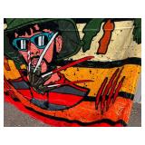 Bad Bunny Nightmare on Elm Street Freddy Krueger Blanket Throw, 41' x 52' - Brand New