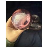 Vintage amethyst art glass