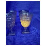 Avocado green Park Lane goblets