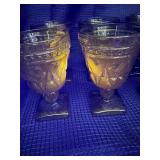 Avocado green Park Lane goblets