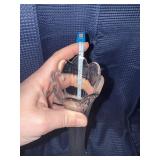 Mcm clear swung vase
