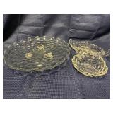 3 pieces of vintage fostoria American glass