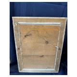 Antique religious framed print