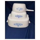Corning ware blue cornflower lot