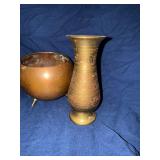 Lot of vintage brass items