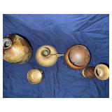 Lot of vintage brass items