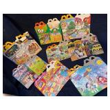 Lot of 35 vintage happy meal boxes