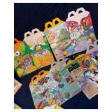 Lot of 35 vintage happy meal boxes