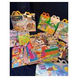 Lot of 35 vintage happy meal boxes