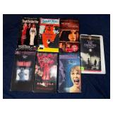 Lot of 7 horror vhs tapes