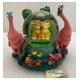 Vintage DISNEY Collectible LION KING II 'Simba's Pride' Musical Snow globe, Water globe, Glitter Globe (Box Beat Up And One Piece Of Styrofoam Missing)