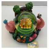 Vintage DISNEY Collectible LION KING II 'Simba's Pride' Musical Snow globe, Water globe, Glitter Globe (Box Beat Up And One Piece Of Styrofoam Missing)
