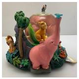 Vintage DISNEY Collectible LION KING II 'Simba's Pride' Musical Snow globe, Water globe, Glitter Globe (Box Beat Up And One Piece Of Styrofoam Missing)
